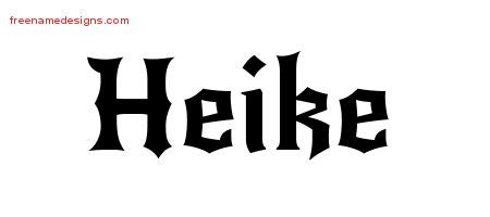Gothic Name Tattoo Designs Heike Free Graphic Free Name Designs
