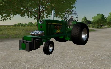 LS 22 John Deere Pulling Tractor V1 0 0 0 Farming Simulator 2022 Mod
