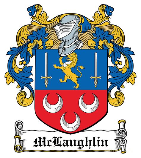 Mclaughlin Coat Of Arms Irish Digital Art By Heraldry Fine Art America