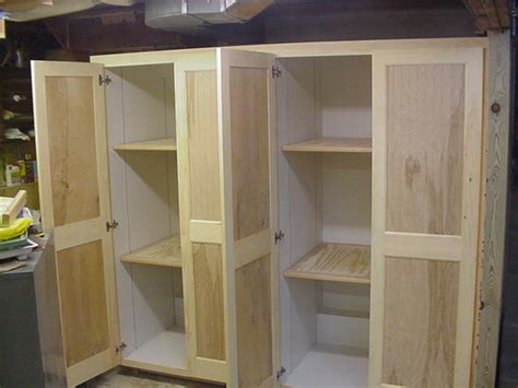 Set the cabinet aside and begin building the cabinet doors. Basement storage cabinets photo - Rick Kobylinski photos ...
