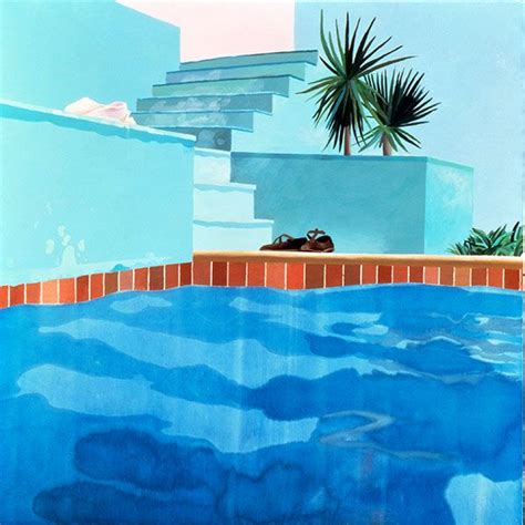 Dont Miss David Hockney Or These Aquamarine Swimming Pools Hockney Swimming Pool David