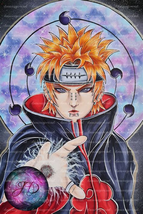 Pain Naruto Poster Drawingjemiart