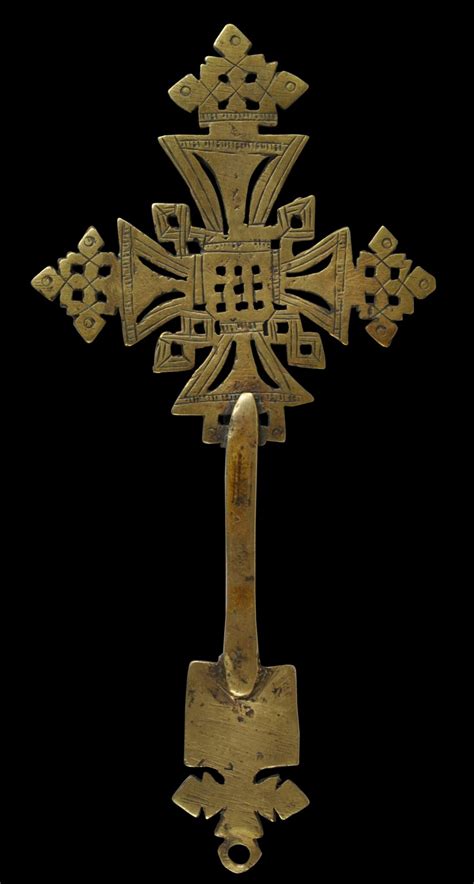 Ethiopian Brass Hand Cross Yaegg Masqal Michael Backman Ltd