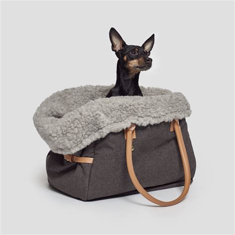 Heather Brown Dog Carrier Designer Pet Carrier Luxury Dog Carrier