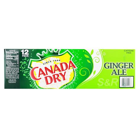 Canada Dry Ginger Ale 12 Cans