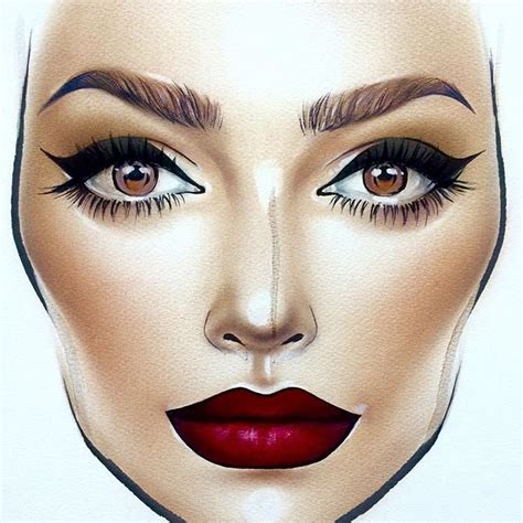 Makeup Artist Drawing At Getdrawings Free Download
