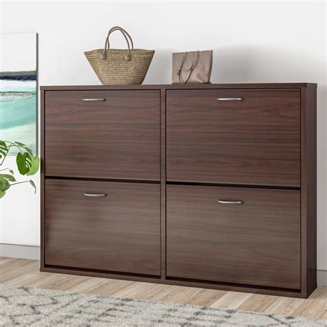 Symple Stuff 24 Pair Shoe Storage Cabinet & Reviews ...