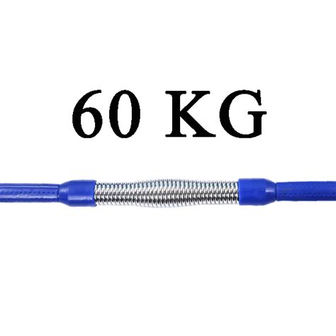 Arm Strength Trainer 30 60kg Plated Spring Arm Bar Fitness Chest Exercise Spring Rally Arm Blue