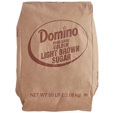 Domino Light Brown Sugar 50 Lb