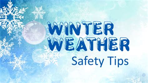 Important Tips On Staying Safe And Healthy This Winter