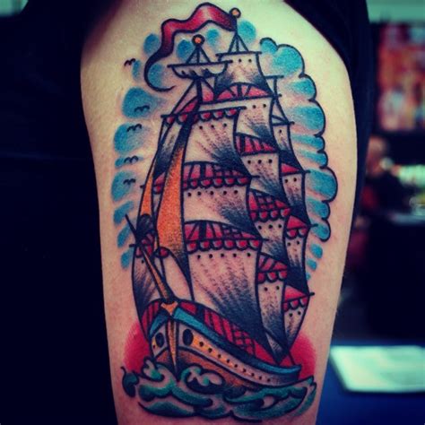 Ship Tattoos Designs Ideas And Meaning Tattoos For You