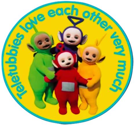 Wiggles Birthday Teletubbies Retro Cartoons Love Each Other