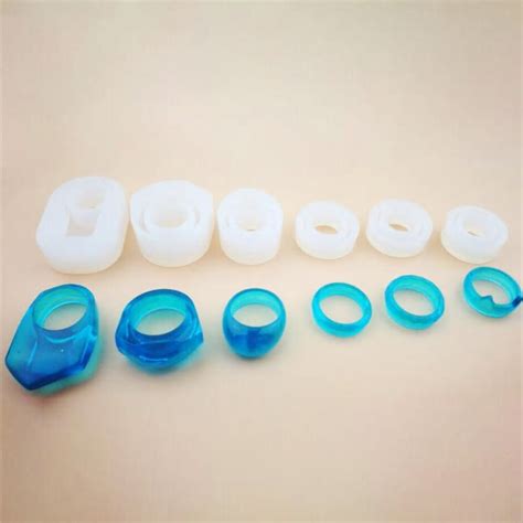 6 moldes de silicone para anel em resina organite no elo7 importadora t i t a f40daf