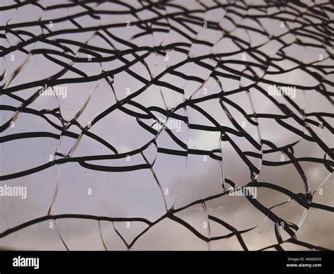 Broken Glass Reflection Hi Res Stock Photography And Images Alamy