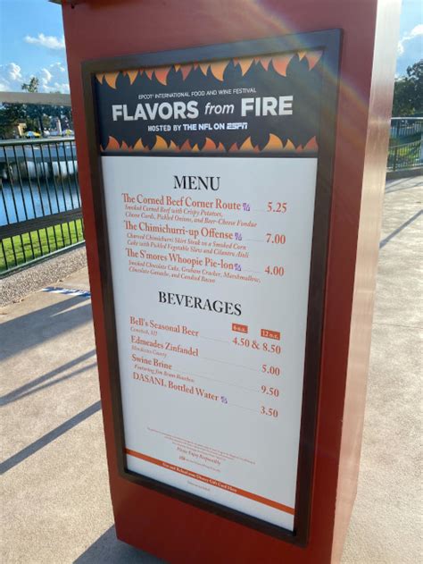 Review Flavors From Fire Booth At Taste Of Epcot Food And Wine Festival