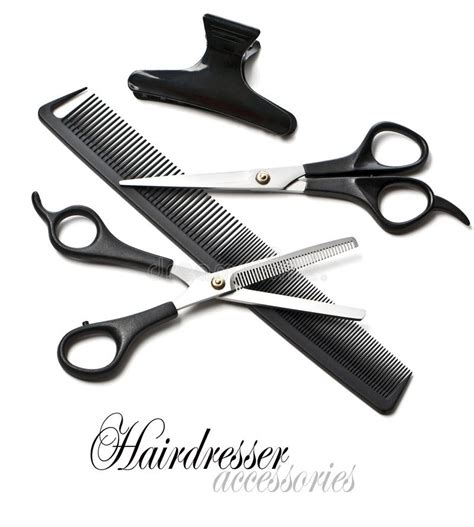 Scissors And Comb Stock Photo Image Of Beautiful Extension 24654270