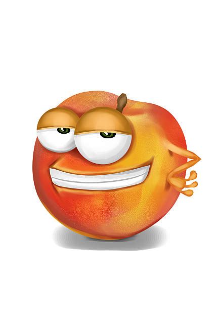 Royalty Free Cartoon Smiley Face Peach Smiling Pictures Images And