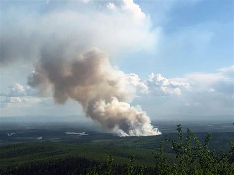 Winds Disperse Smoke From Wildfires West Of Fairbanks Despite Rain