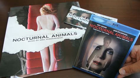 Nocturnal Animals Blu Ray Vinyl Soundtrack Red Colored Lp Unboxing