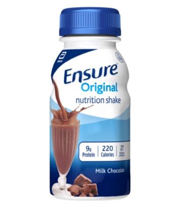 Ensure Original Complete Nutrition Shakes Milk Chocolate