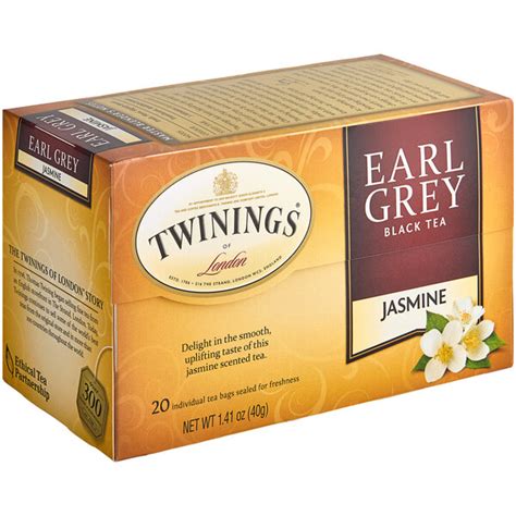 Twinings Earl Grey With Jasmine Tea Bags 20box