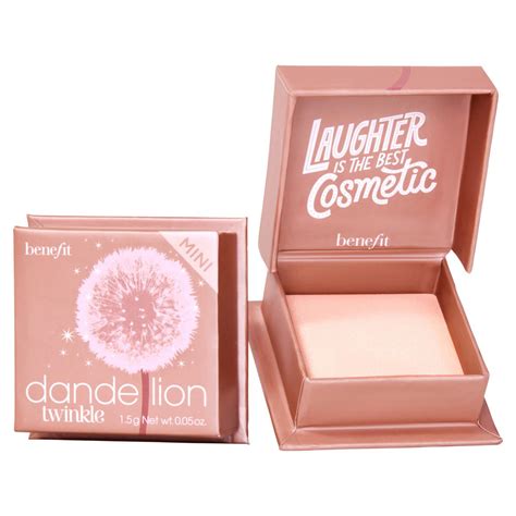 Benefit Cosmetics Dandelion Twinkle Nude Pink Highlighter Powder Mini