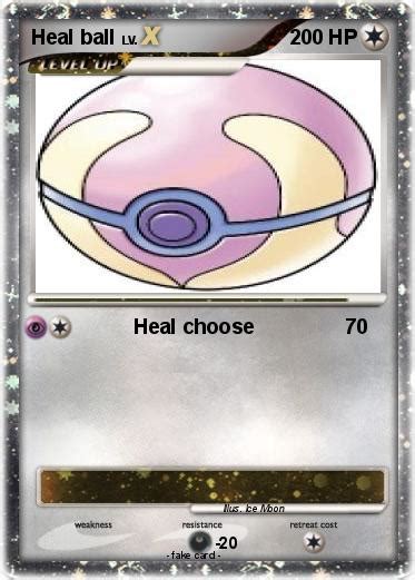 Pokémon Heal Ball 1 1 Heal Choose My Pokemon Card