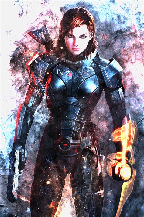 Mass Effect Female Commander Shepard By Igeneral On Deviantart