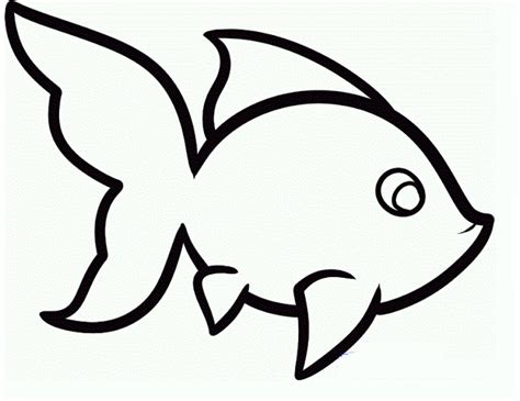 Fish Drawing Outline Free Download On Clipartmag