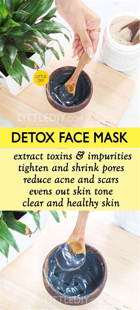Detox Face Mask For Clogged Pores Acne And Black Heads