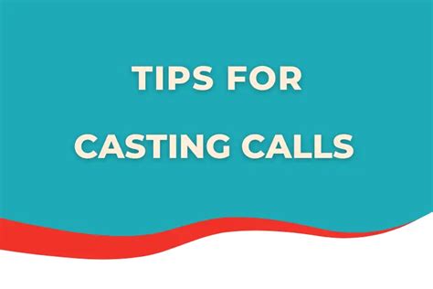 Tips For An Open Casting Call Castingmaster