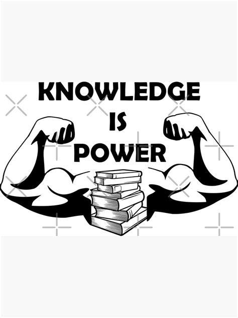 Knowledge Is Power Poster For Sale By Domgdesign Redbubble
