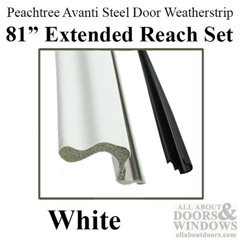 Peachtree Avanti Steel Door Weatherstrip Q Lon Extended Reach 81