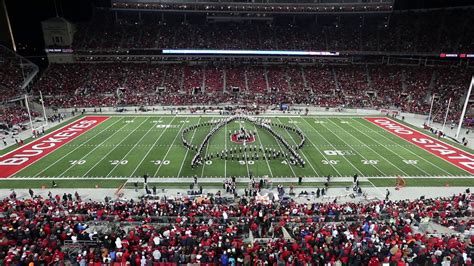 Ohio State Marching Band Performs A Tribute To Outer Space