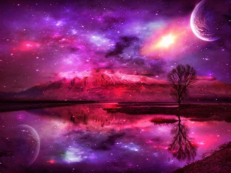 Fantasy Landscape Moon