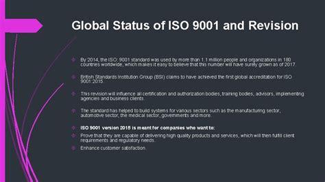 Quality Control History And Iso 9001 History Of