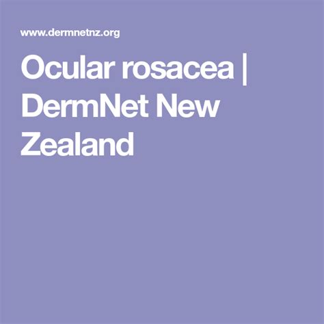 Ocular Rosacea Dermnet New Zealand Ocular Rosacea Rosacea Ocular