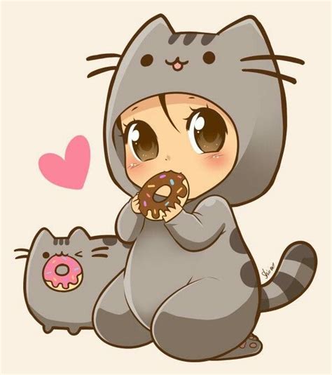 Pusheen El Gato Kawaii Pusheen Cute Pusheen Cat Cute Anime Cat Images And Photos Finder