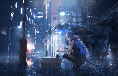 This video was the winner of a monthly poll series that is run to determine one video guaranteed to come out each month. Anime Rain Girl Umbrella Wallpapers - Wallpaper Cave