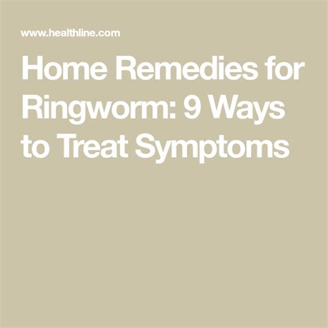 Home Remedies For Ringworm 9 Ways To Treat Symptoms In 2020 Ringworm