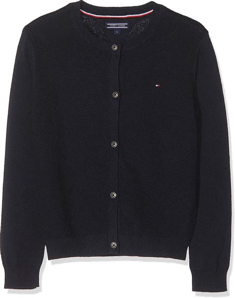 Tommy Hilfiger Basic Cardigan Pull Fille Amazon Fr Vêtements Et Accessoires