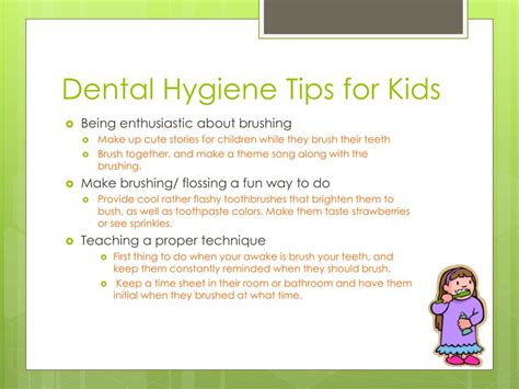 Ppt Childrens Oral Care Powerpoint Presentation Free Download Id