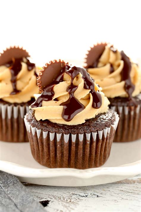 chocolate peanut butter cupcakes recipe live well bake often
