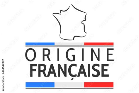 Logo Origine Française N°2 Stock Vector Adobe Stock