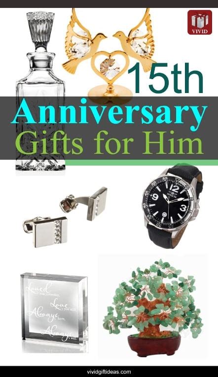 You might find yourself spoilt for choice if you're looking for 15th anniversary gifts for a special lady. 15th Wedding Anniversary Gift Ideas for Men | VIVID'S