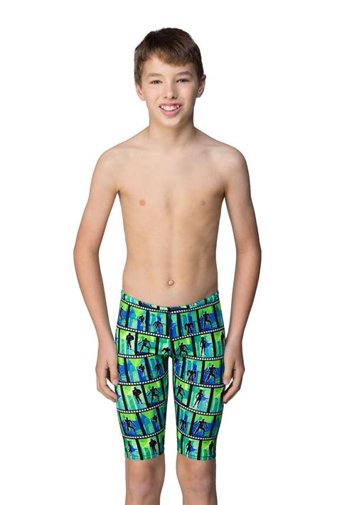 Maru Design Pacer Junior Boys Swimming Jammer Shorts Swim Trunks Age 4