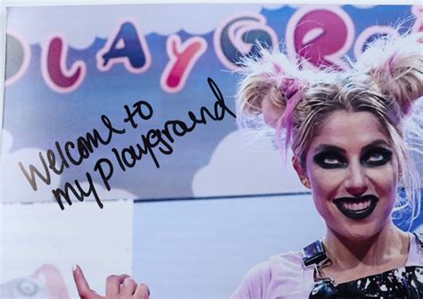 Alexa Bliss Signed Wwe 16x20 Photo Inscribed Welcome To My Playground