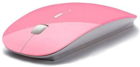 Dezful Wireless Mouse Pink Wireless Optical Mouse With Bluetooth