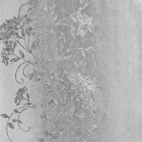 Muriva Sienna Ombre Grey Floral Wallpaper 701580 Wallpaper Sales