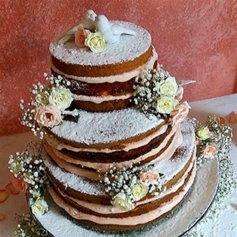Bolo Naked Cake Casamento Elo Produtos Especiais